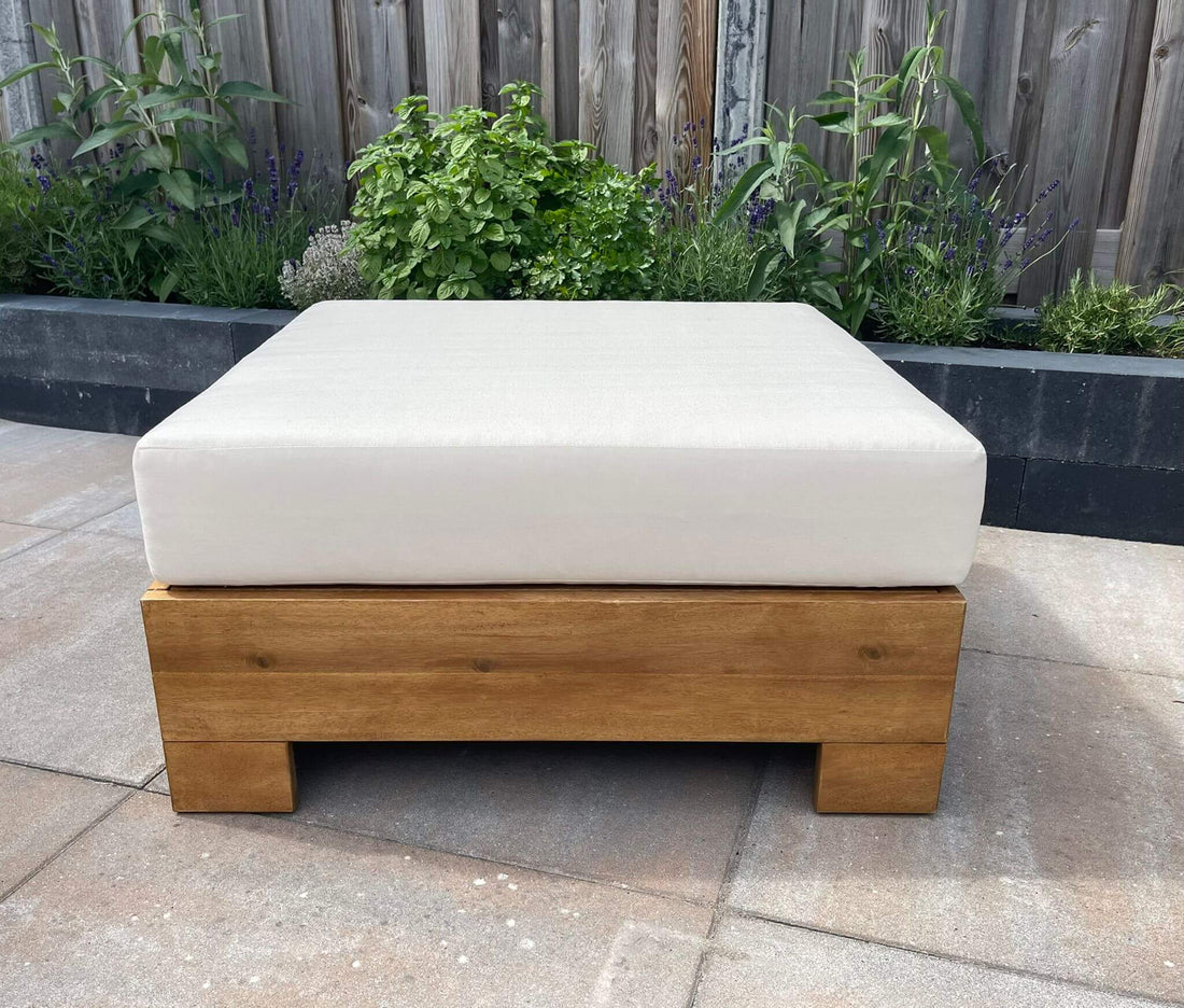 Zonkey houten loungeset in een klantentuin – foto 1