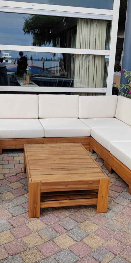 Zonkey loungeset met kussens in de tuin – foto 4